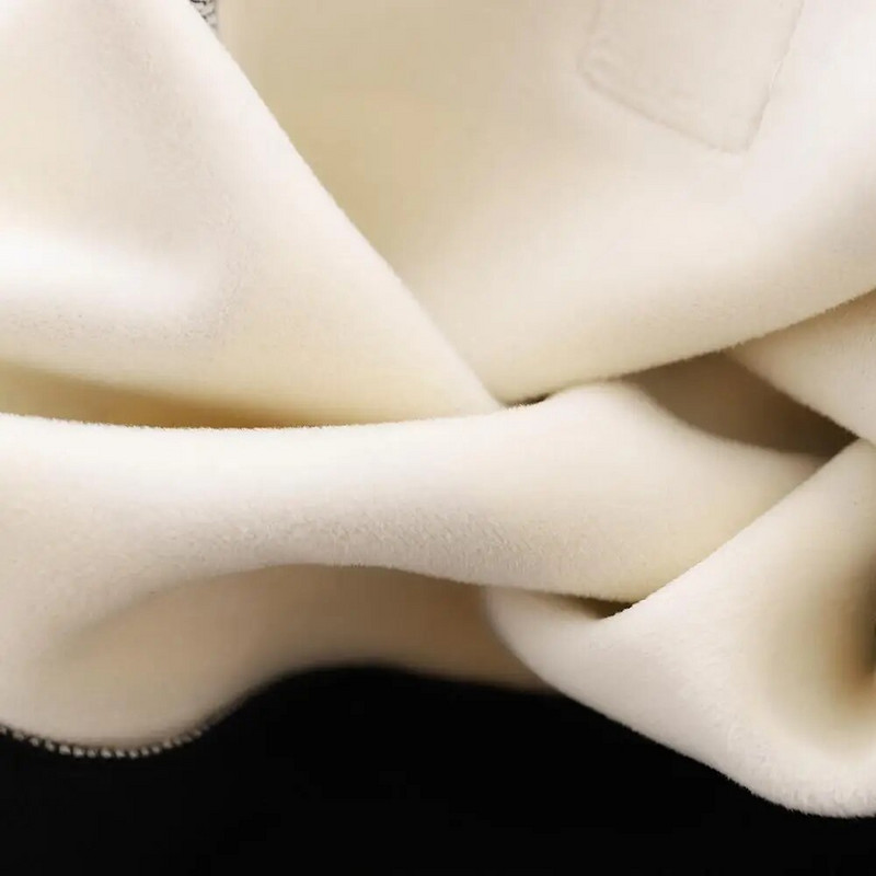 Zēnu džemperis ar flīsu oderi rudens un ziemas apģērbs Jauns rietumu stila svītrains polo krekls ar biezu termisko apakšu