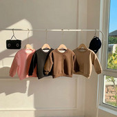 Bērnu plīša džemperis, 2023. gada rudens/ziemas zēnu viengabalains, flīsa, kultūras krekls, silts, ziemas krekls