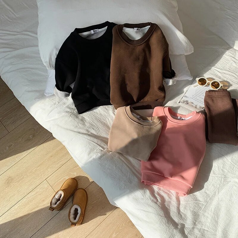 Bērnu plīša džemperis, 2023. gada rudens/ziemas zēnu viengabalains, flīsa, kultūras krekls, silts, ziemas krekls