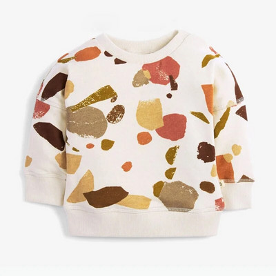 Márkaminőség 100% frottír pamut Gyermekruházat Csecsemő Gyerek Fiú Pulóver Pulóverek Pulóverek Alkalmi blúz Kisfiú Ruhák