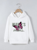 Vaikiški megztiniai, mergaičių drabužiai, drugeliai marginti megztiniai, vaikiški, pavasariniai ir rudeniniai marškinėliai berniukams 4–12 metų skaitmeniniai megztiniai su gobtuvu