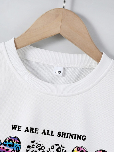 Gyerekek őszi kapucnis pulóver Tipegő lány ruhák kapucnis pulóver Love Pattern Top lányok őszi tél pulcsi kabát dzseki ruházat