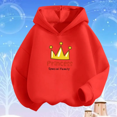 Rozā sirds ziedu apdrukas kapuces meitenēm ar garām piedurknēm džemperis, brīvs džemperis pavasara rudens kokvilnas pamata modes apģērbi