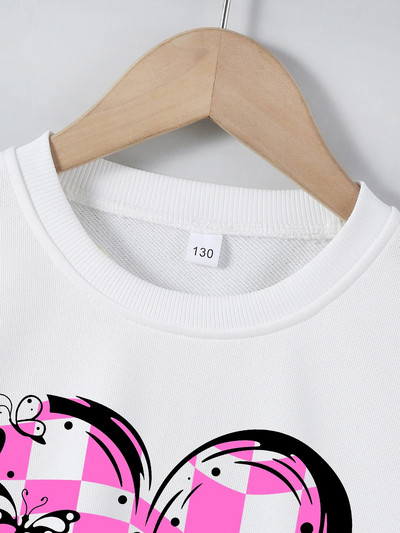 Hot Kids őszi és téli pulóver 4-12 éves poliészter rajzfilm nyomtatott felső fiúk és lányok jó gyerekek hosszú ujjú pulóver