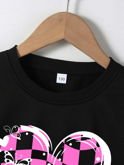 Hot Kids őszi és téli pulóver 4-12 éves poliészter rajzfilm nyomtatott felső fiúk és lányok jó gyerekek hosszú ujjú pulóver