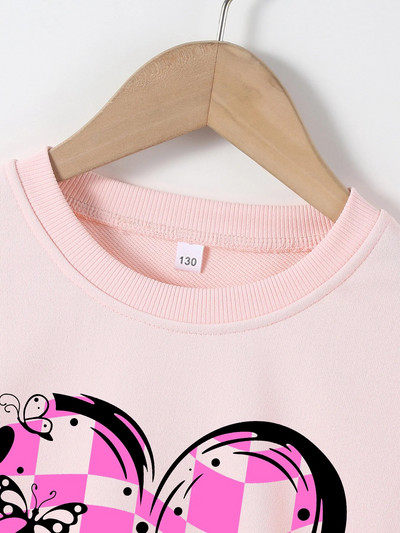 Hot Kids őszi és téli pulóver 4-12 éves poliészter rajzfilm nyomtatott felső fiúk és lányok jó gyerekek hosszú ujjú pulóver