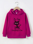 Rudens bērnu modes karikatūra 4–12 gadu vecuma meiteņu džemperis ar kapuci Poliestera bērnu džemperi, topi bērnu džemperis.