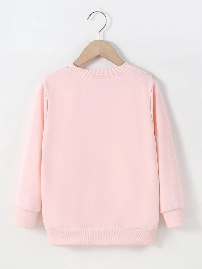 Karsts bērnu rudens un ziemas džemperis 4–12 gadus vecs poliestera karikatūras drukas tops zēniem un meitenēm Labi bērnu džemperis ar garām piedurknēm