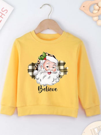 Santa Claus Head print πουλόβερ Cool πουλόβερ εκτύπωση New Seasons Unisex μακρυμάνικο άνετο χριστουγεννιάτικο στυλ