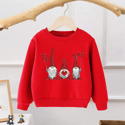 Rudens ziemas bērnu džemperis Kokvilnas zīdaiņu zēnu meiteņu kapuces Ikdienas daudzpusīgas garās piedurknes siltas multfilmas bērnu Ziemassvētku drēbes