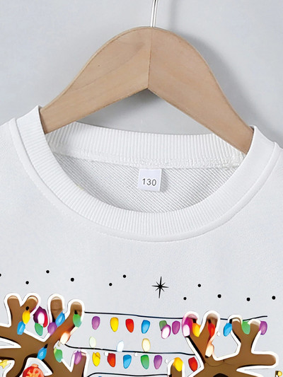 Karsts bērnu rudens un ziemas džemperis 4–12 gadus vecs poliestera karikatūras drukas tops zēniem un meitenēm Labi bērnu džemperis ar garām piedurknēm