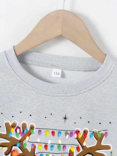 Karsts bērnu rudens un ziemas džemperis 4–12 gadus vecs poliestera karikatūras drukas tops zēniem un meitenēm Labi bērnu džemperis ar garām piedurknēm