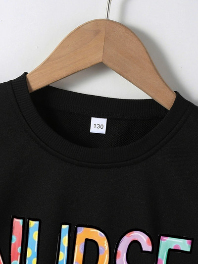 Karsts bērnu rudens un ziemas džemperis 4–12 gadus vecs poliestera karikatūras drukas tops zēniem un meitenēm Labi bērnu džemperis ar garām piedurknēm