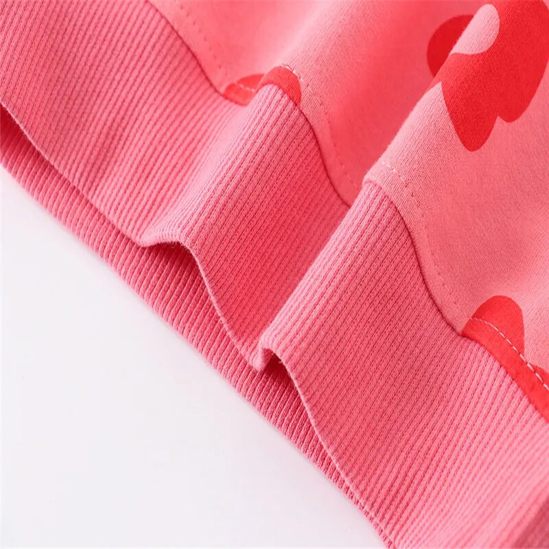 Šokinėjimo metrai vaikiški megztiniai rudens pavasario vaivorykštė vaikams drabužiai rudens pavasario marškinėliai su gobtuvu Sportiniai viršutiniai drabužiai