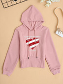 Jauns bērnu rudens ziemas džemperis ar kapuci 4–12 gadu poliestera multfilmu drukas tops zēniem un meitenēm Bērnu džemperis ar garām piedurknēm ar kapuci