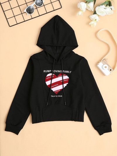 Jauns bērnu rudens ziemas džemperis ar kapuci 4–12 gadu poliestera multfilmu drukas tops zēniem un meitenēm Bērnu džemperis ar garām piedurknēm ar kapuci