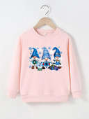 Karsts bērnu rudens un ziemas džemperis 4–12 gadus vecs poliestera multfilmu apdrukas tops Zēniem un meitenēm Labi bērnu džemperis ar garām piedurknēm