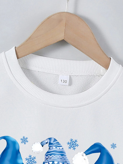 Karsts bērnu rudens un ziemas džemperis 4–12 gadus vecs poliestera multfilmu apdrukas tops Zēniem un meitenēm Labi bērnu džemperis ar garām piedurknēm