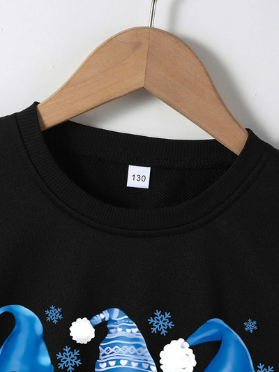 Karsts bērnu rudens un ziemas džemperis 4–12 gadus vecs poliestera multfilmu apdrukas tops Zēniem un meitenēm Labi bērnu džemperis ar garām piedurknēm