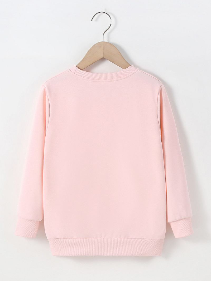 Karsts bērnu rudens un ziemas džemperis 4–12 gadus vecs poliestera multfilmu apdrukas tops Zēniem un meitenēm Labi bērnu džemperis ar garām piedurknēm