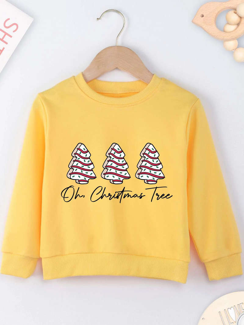 Trys eglutės raštai, laisvalaikio prašmatnus stilius, neutralus visais metų laikais, kalėdinio rašto megztinis