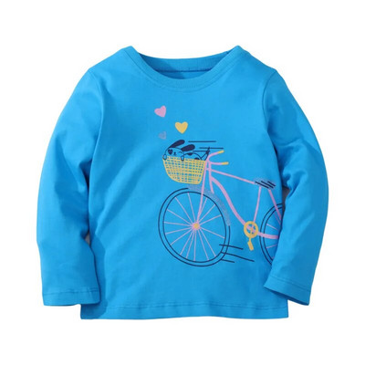 Lēcieni metri Jaunums rudens pavasara dinozauru izšuvumi aktuāli pārdod mazuļu bērnu trikotāžas topiņus modes zīdaiņu meiteņu kostīms