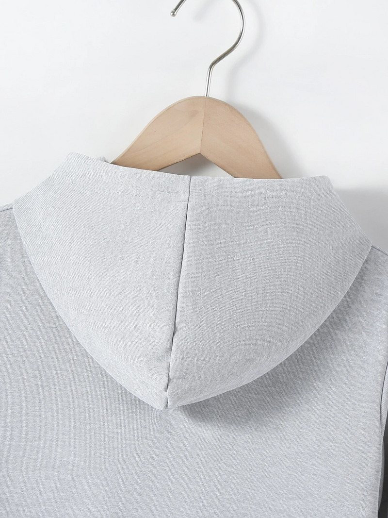 Jauns bērnu rudens ziemas džemperis ar kapuci 4–12 gadu poliestera multfilmu drukas tops zēniem un meitenēm Bērnu džemperis ar garām piedurknēm ar kapuci