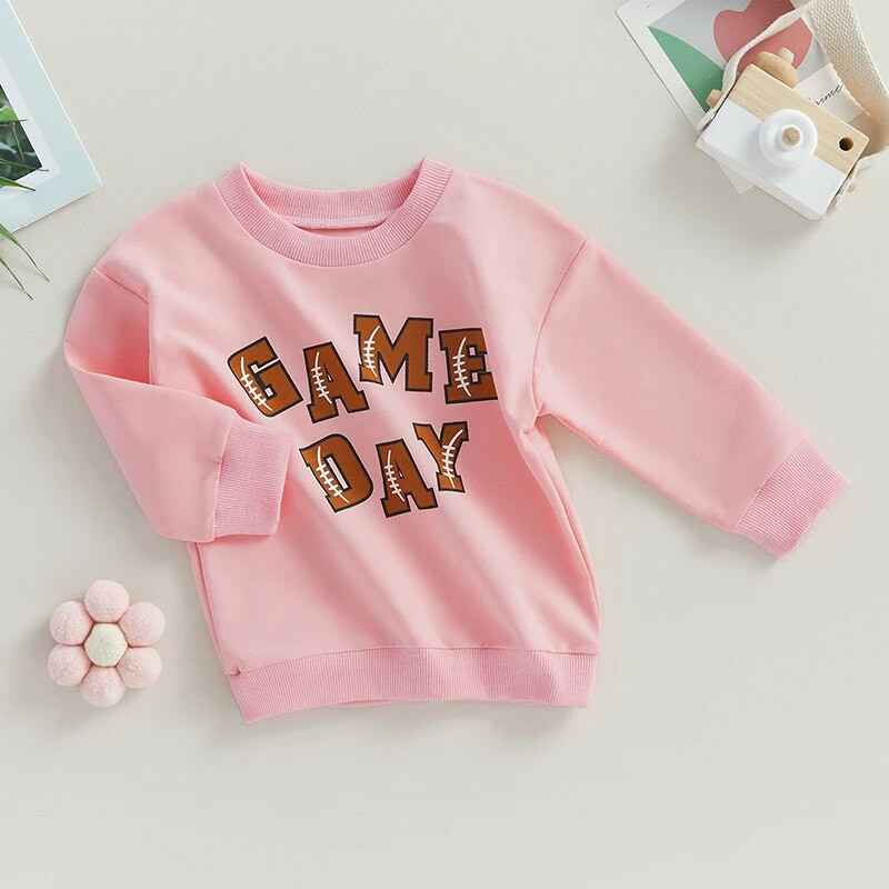 2023-06-13 Lioraitiin 0-4 gadi, bērni, meitenes, zēni, sporta krekli Regbija burtu apdruka ar garām piedurknēm, maziem bērniem, džemperi, rudens topi