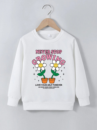 Rudens džemperis, jaka, džemperis, maziem, meitenēm, apģērbs, džemperis, džemperis ar ziedu rakstu