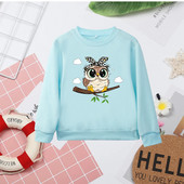 Mėlynas Populiarus Patogus megztinis Vasaros Dropship Mergaičių berniukų Viršutiniai Drabužiai Madingi Visiems tinkantys megztiniai be gobtuvo Aukštos kokybės