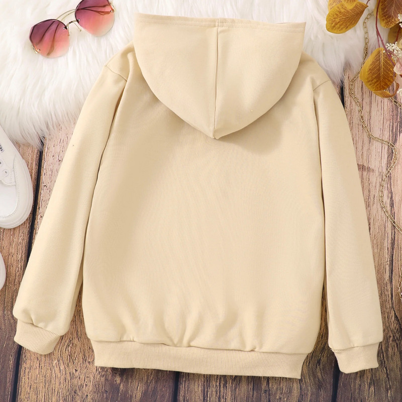 2023-as gyerek pulóverek lányoknak 7-18 éves korig, őszi szerelem, barna, hosszú ujjú, hétköznapi pamut gyerekruházat felsők, divatos, nagy gyerek pulóverek