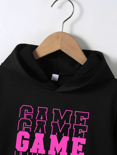 Uus laste sügistalvine kapuutsiga kampsun 4–12 aastat polüestrist koomiksitrükiga poistele ja tüdrukutele mõeldud pikkade varrukatega kapuutsiga kampsun