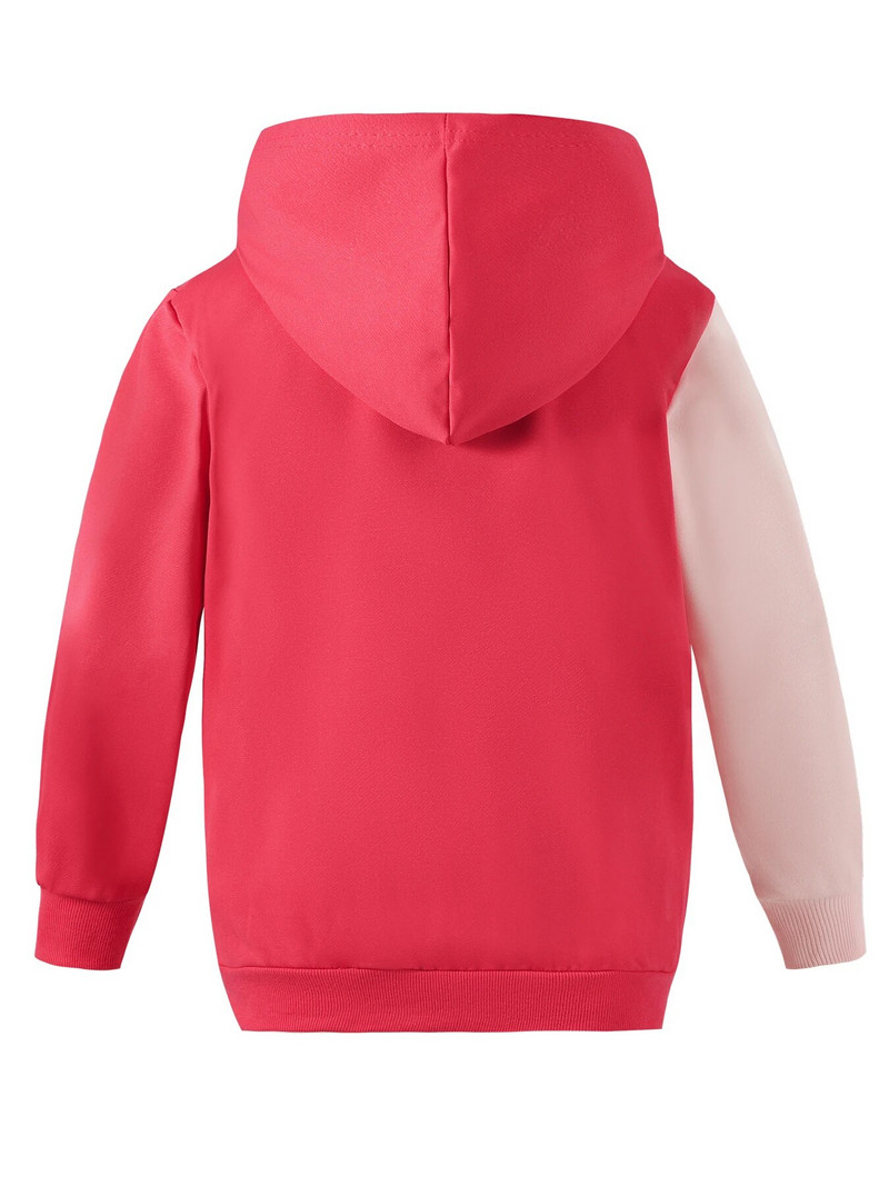 Σετ φούτερ 4-12 ετών για παιδιά με κουκούλα, χειμωνιάτικο σετ φούτερ με κουκούλα διπλού μπλοκ Fashion Comfort Casual Σετ μακρυμάνικο φούτερ για κορίτσια