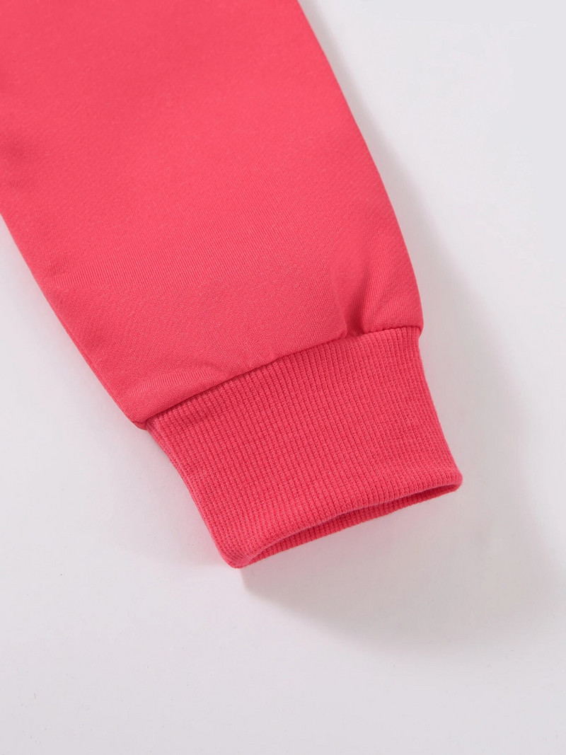 Σετ φούτερ 4-12 ετών για παιδιά με κουκούλα, χειμωνιάτικο σετ φούτερ με κουκούλα διπλού μπλοκ Fashion Comfort Casual Σετ μακρυμάνικο φούτερ για κορίτσια