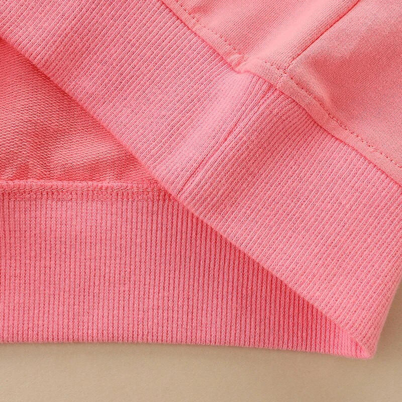 Bumeex meiteņu džemperis pavasara un rudens ar garām piedurknēm nāriņu izšuvumu meiteņu džemperis Bērnu kokvilnas pulovera džemperis