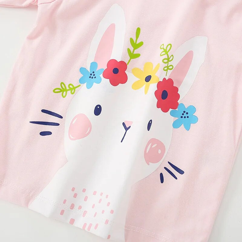 Little maven 2023. gada mazuļu meiteņu T-krekls ar garām piedurknēm Jauki vienradzis zils kokvilnas ikdienas apģērbs Pavasaris un rudens bērniem no 2 līdz 7 g.