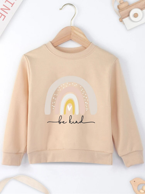 Modes apdruka Sarkani bērnu sporta krekli Jauki radošums Varavīksnes grafikas Izsmalcināti Harajuku Child bez kapuces Vispiemērotākie modernākie apģērbi