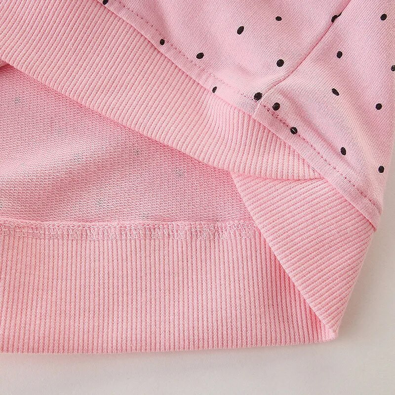Little maven Pink Baby Girls džemperis Pavasaris Rudens Bērnu Ikdienas Apģērbs Kokvilnas Dzīvnieki Kaķi mazuļiem Bērniem Topi Hoodie