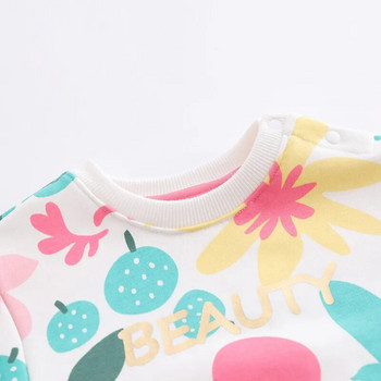Βαμβακερή φλοράλ στάμπα 2023 Άνοιξη Φθινόπωρο Νέα Παιδικά Φούτερ για κορίτσια Casual πουλόβερ Παιδικά ρούχα Παιδικά ρούχα για 1-8 χρόνια