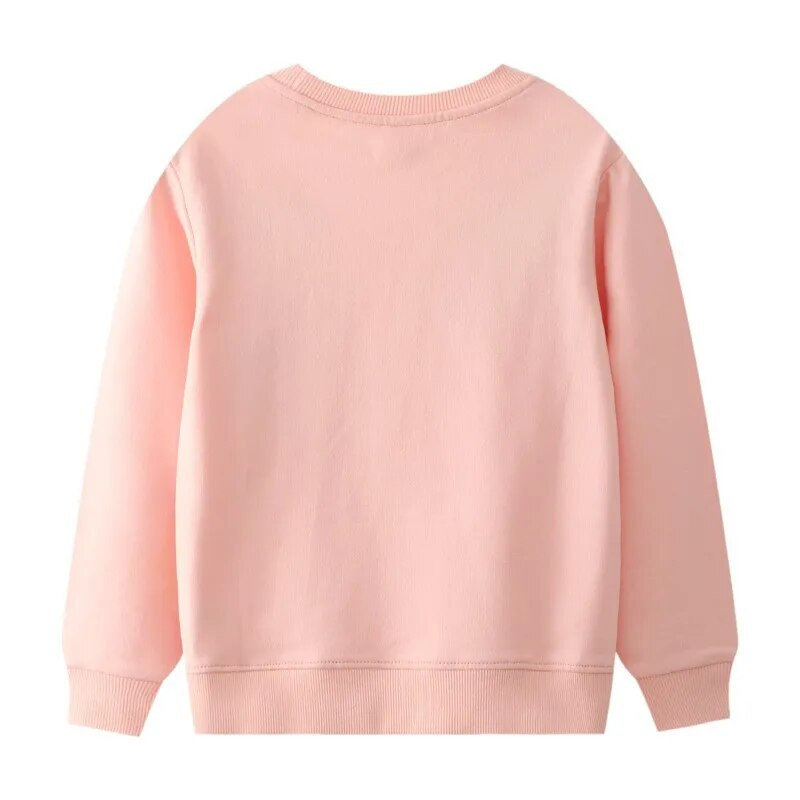 Hüppemeetrid Mood Tüdrukute Multifilmiga dressipluusid Lasteriided Armsad pikkade varrukatega Spordisärgid Lasterõivad