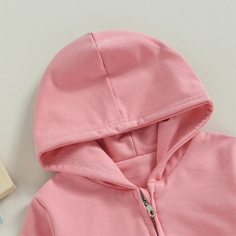 Masszív alkalmi, cipzáras kapucnis kabát kisgyermekeknek fiúknak lányoknak kapucnis pulóverek dzseki hosszú ujjú gyerekkabát őszi téli ruhák felsőruházat