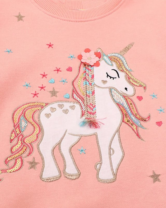 Little maven Hoodies για Παιδικά Παιδικά Ρούχα Παιδικά Ρούχα Κοριτσίστικα Φούτερ Unicorn Φθινοπωρινά ρούχα 2-7 ετών