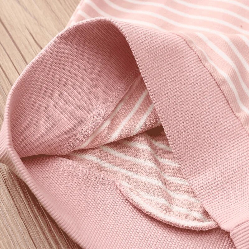 2023. gada pavasara rudens mode 3 4 5 6 7 8 9 10 gadu bērnu kapuces Kokvilnas multfilmas svītrains, plāns džemperis bērniem, meitenēm