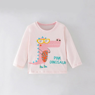 Little maven Baby Girls T-shirt Μακρυμάνικο βαμβακερό μαλακό φθινοπωρινό ρούχα Lovely Flower and Fox για νήπια κορίτσια Παιδιά 2 έως 7 ετών