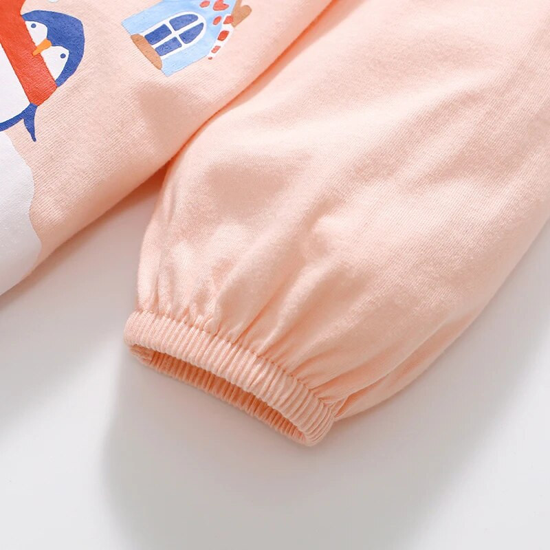 Little Maven 2023 Bērnu apģērbi meitenēm Kokvilnas Jaungada topi multfilmas Ziemassvētku Sniega cilvēka T-krekls