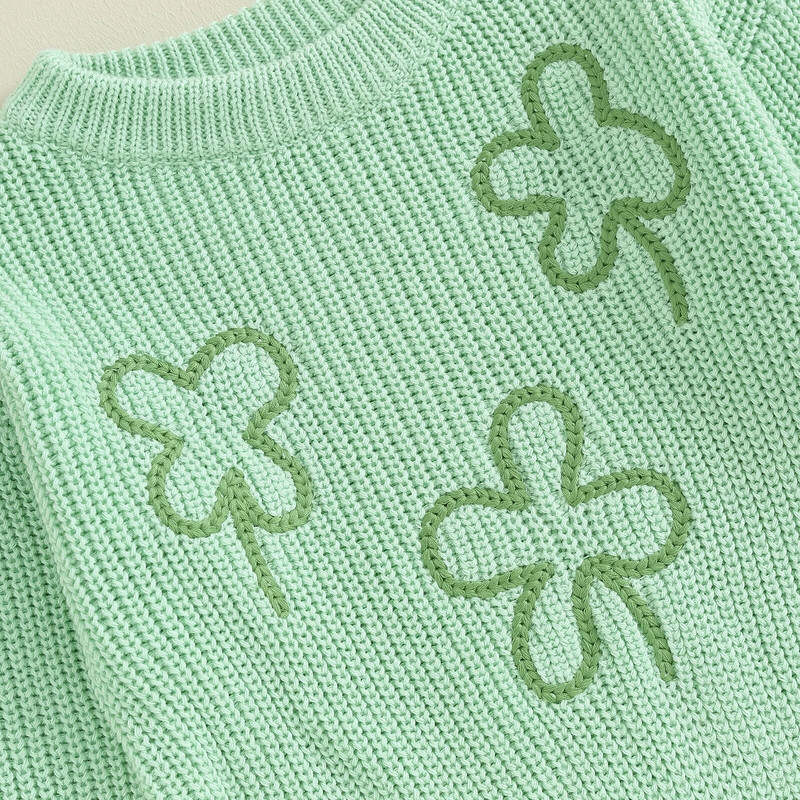 0-5 gadus veci bērnu apģērbi, bērni, meitenes, puiši, trikotāžas džemperi, džemperi ar izšuvumiem ar konfektēm ar garām piedurknēm zīdaiņu džemperīšiem