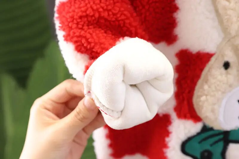 Rudens ziemas apģērbs meiteņu zīdaiņu brīvs džemperis plīša biezināts bērnu džemperis meiteņu mazuļu biezināts krekls