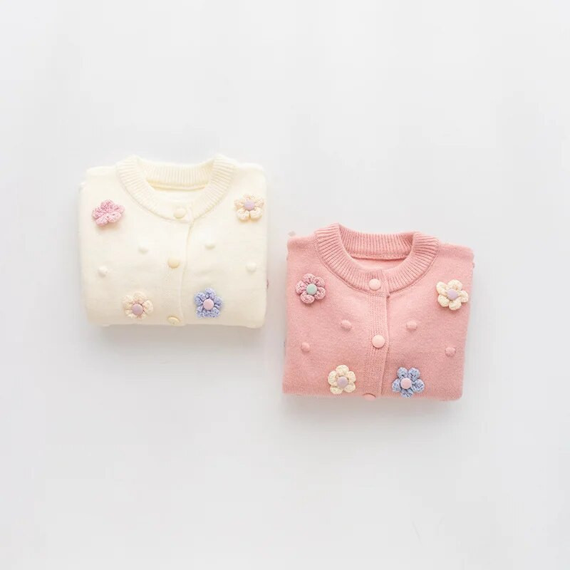 Lányok tavaszi és őszi kötött kardigán új lány matrica hosszú ujjú kardigán pulóver Lány pulóver kötött pulóver