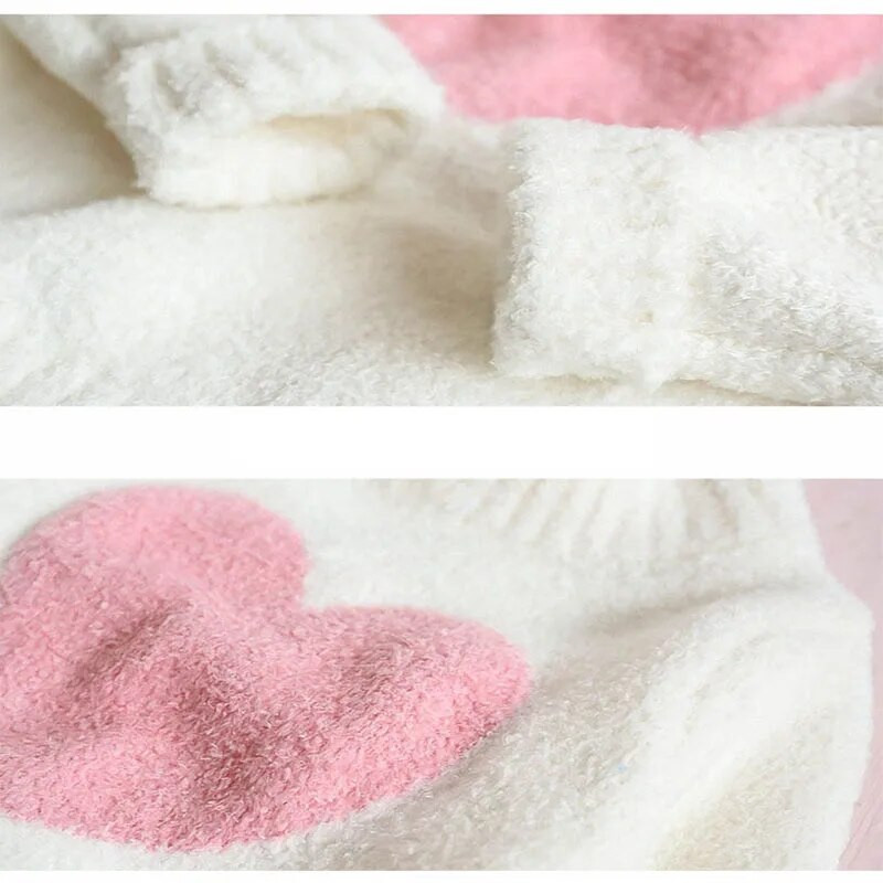 Pleteni pulover za djevojčice od 2 do 9 godina 2020. Zimski i jesenski, topli, visoki ovratnik s dugim rukavima, slatki dječji pulover, gornja odjeća za djevojčice