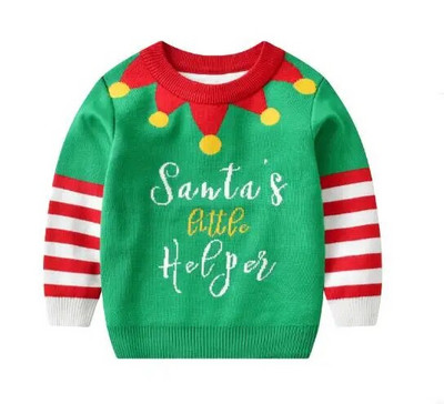 Ziemassvētku zēnu meiteņu džemperis rudens ziemas džemperis džemperis trikotāžas džemperis Ziemassvētku brieži aļņi bērnu džemperi trikotāžas topi